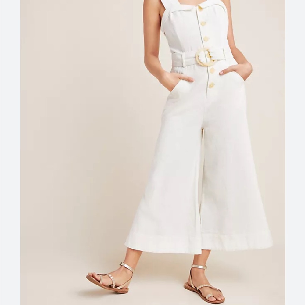 Anthropologie Ivory Textured Top